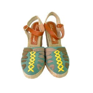 Paloma Barceló ankle strap espadrille wedges